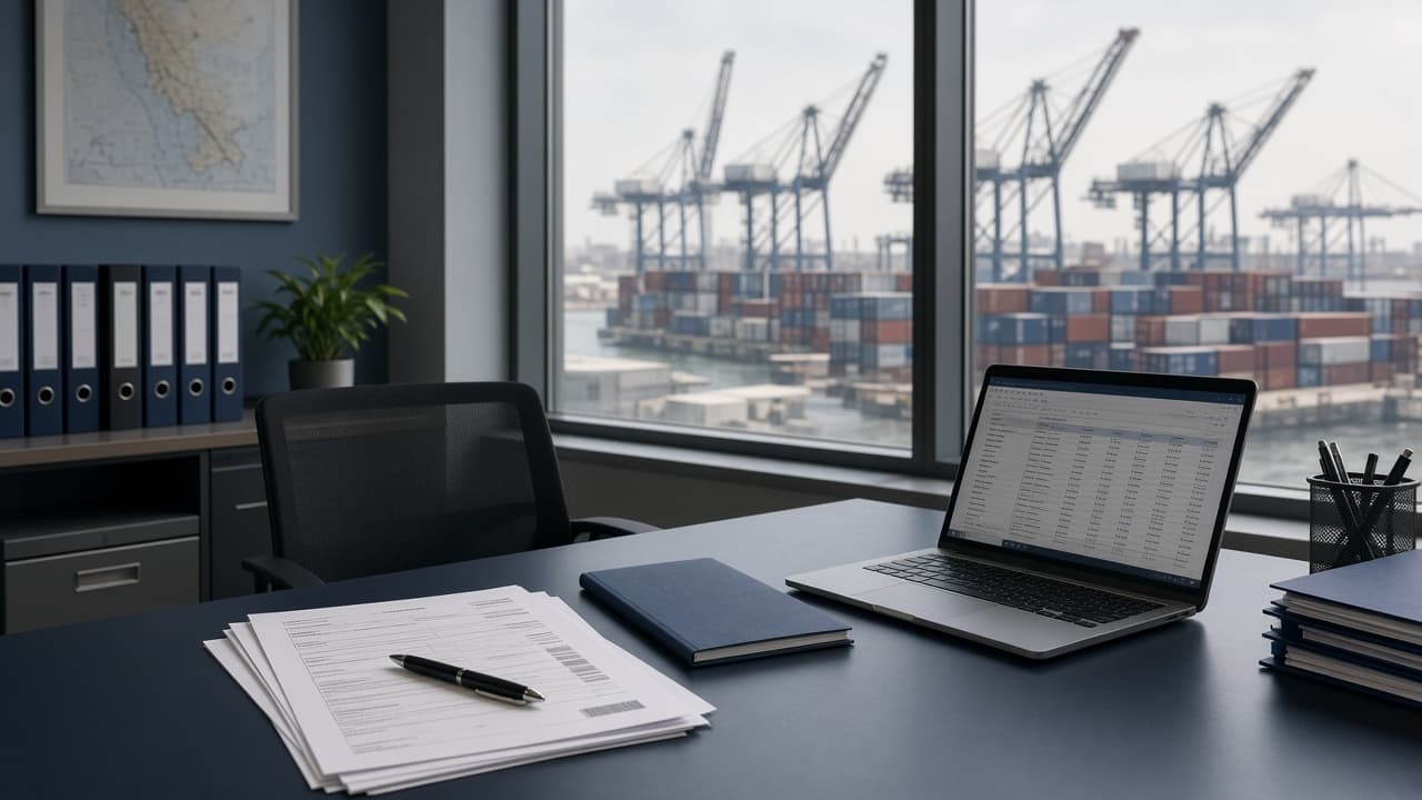 Cargo documentation prepared for U.S. customs entry filing